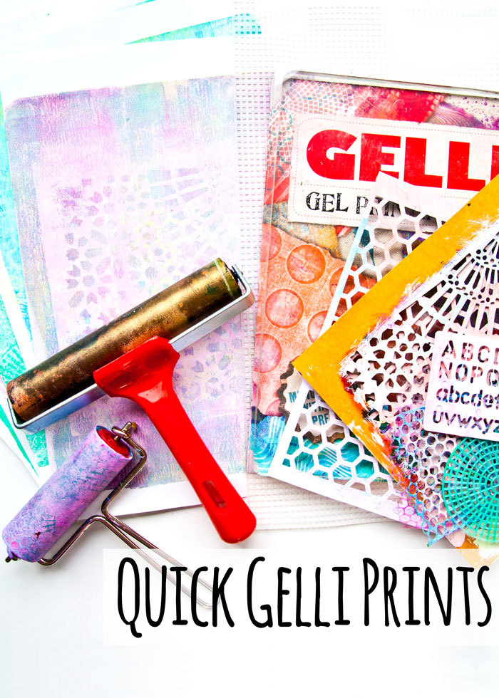 Playing with Gelli Plates - Strathmore Artist Papers