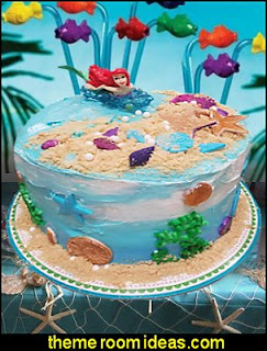 Ariel and Scuttle  Cake Topper