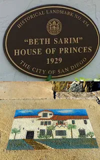 Мемориальная надпись перед Бет-Саримом