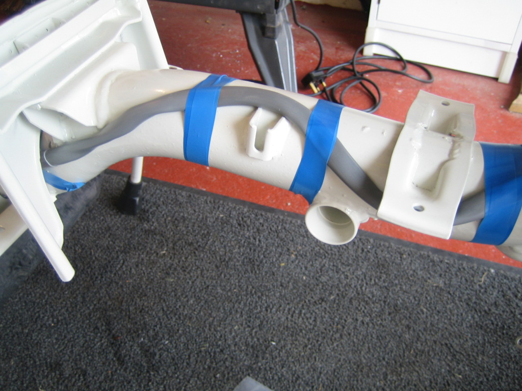 Lambretta Restoration: Temporary fitting the wiring loom.