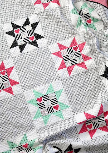 Shine Bright Star Quilt by Andy of A Bright Corner