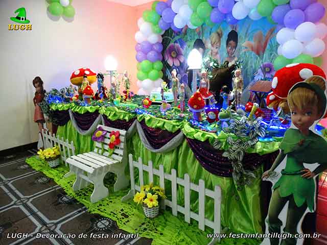 Ornamentação para festa temática Tinker Bell Ornamentação para festa temática Tinker Bell - Aniversário infantil