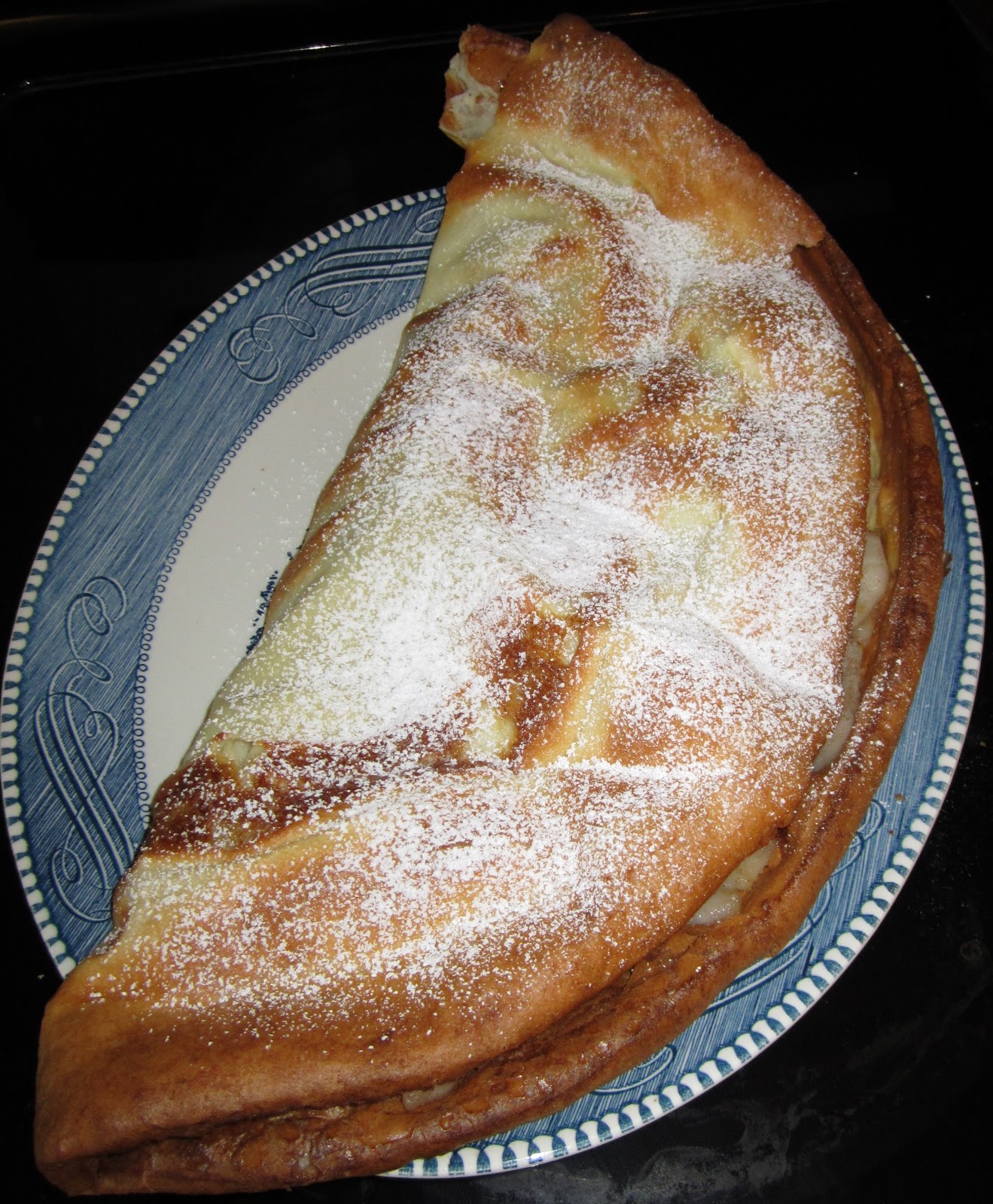 Successfully Gluten Free! German Apple Pancake w/ Maple Apple Compote