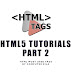 HTML / HTML5 Tutorial Part 2: Most Used Tags