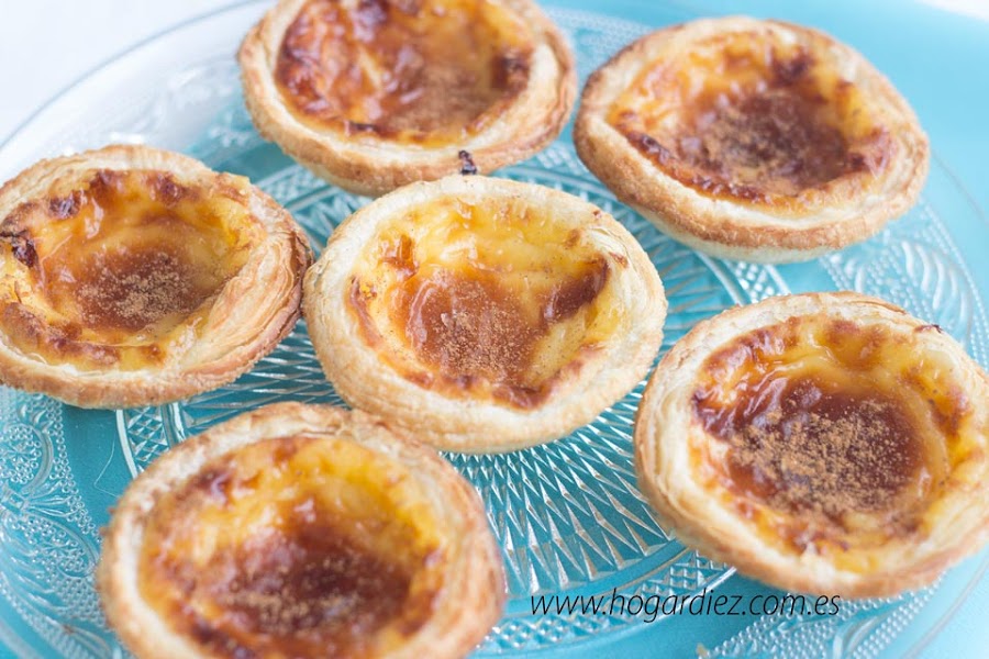 Pasteles de Belem o de nata (crema de leche)