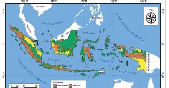 Kondisi Bentuk Muka Bumi Indonesia Portal Kelas