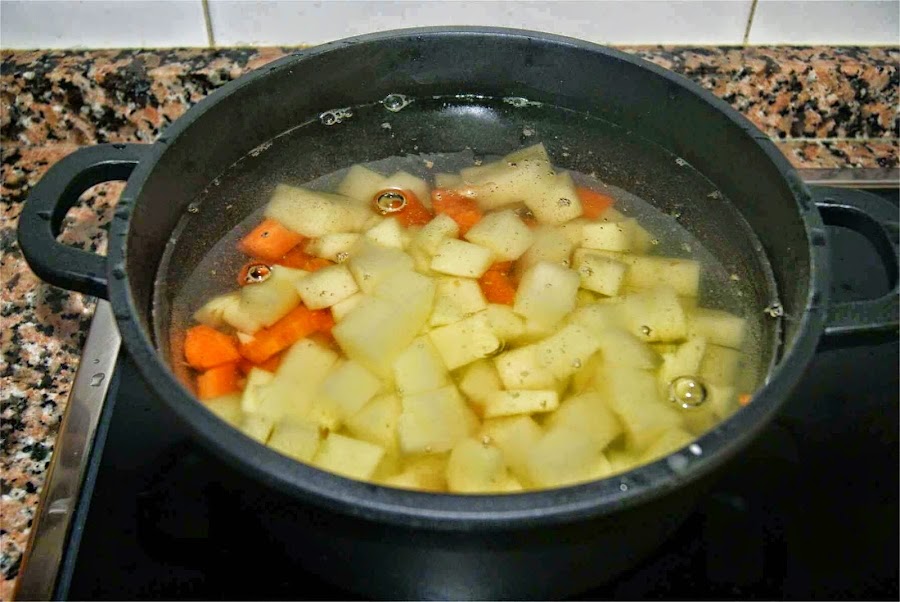 merluza con salsa de café paso1