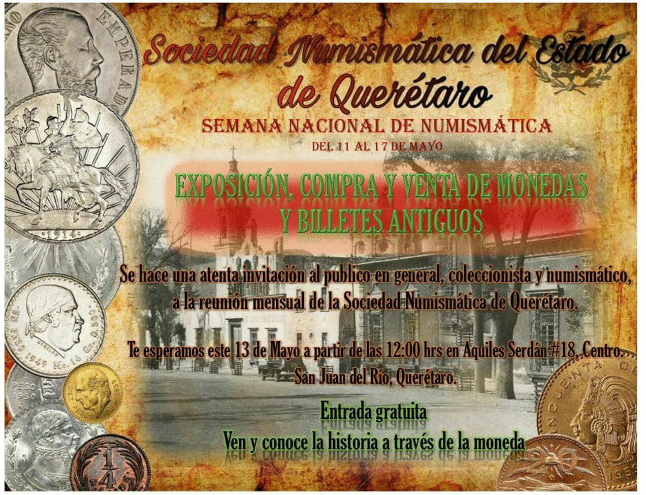 BLOG DE LA SOCIEDAD NUMISMÁTICA DE MÉXICO, A.C. CALENDARIO DE EVENTOS