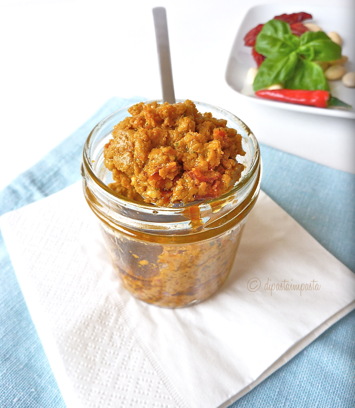 Di Pasta Impasta Pesto rosso siciliano alla trapanese (Agghiata trapanisa)
