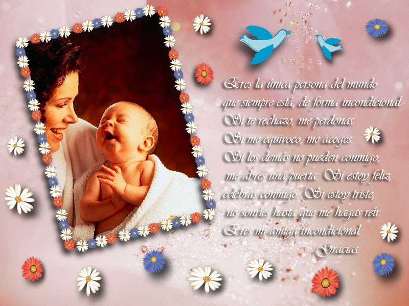 Feliz Dia de las madres, imagenes y mensajes para dedicar el dia de las madres