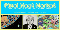 'Pixel Meet Market', exposiciones pixeladas a finales de junio en Barcelona
