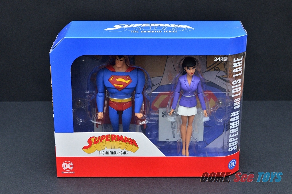 2 Pack DC Collectibles The Animated Superman & Lois Action Figure