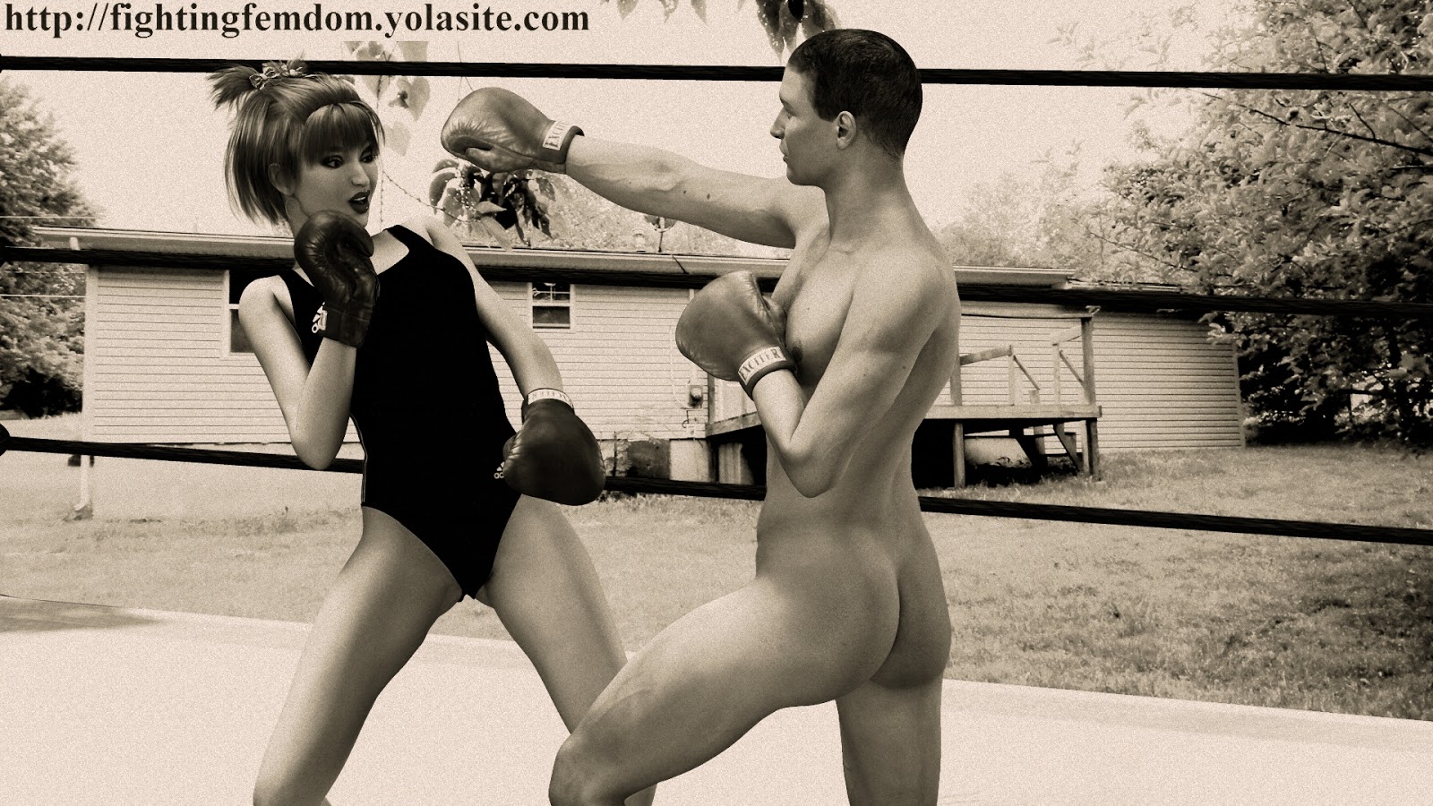 Femdom Mixed Boxing 68