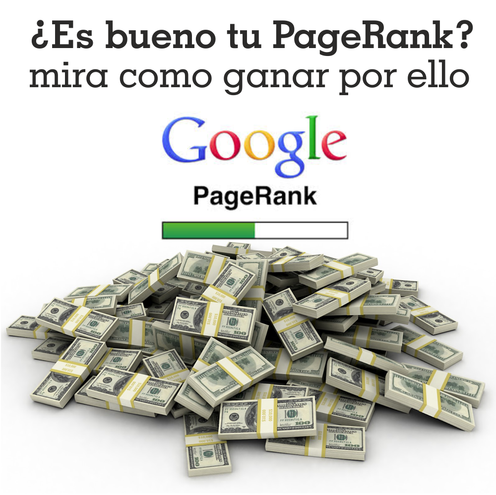 Gana un monto fijo por el PageRank de tus webs y blogs