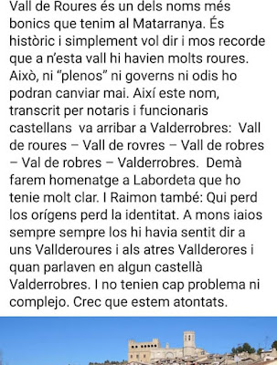 Vall de Roures, Valderrobles, Valderrobres, Vall-de-Roures