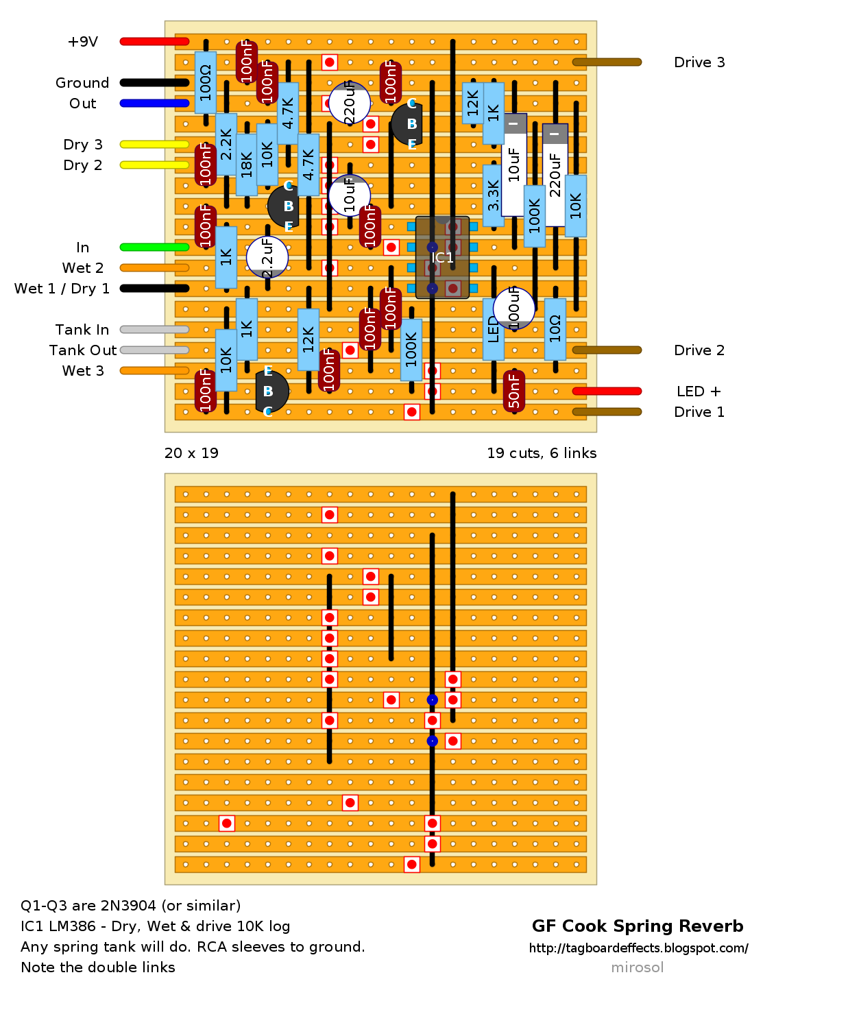 Guitar FX Layouts: Cook Spring Reverb