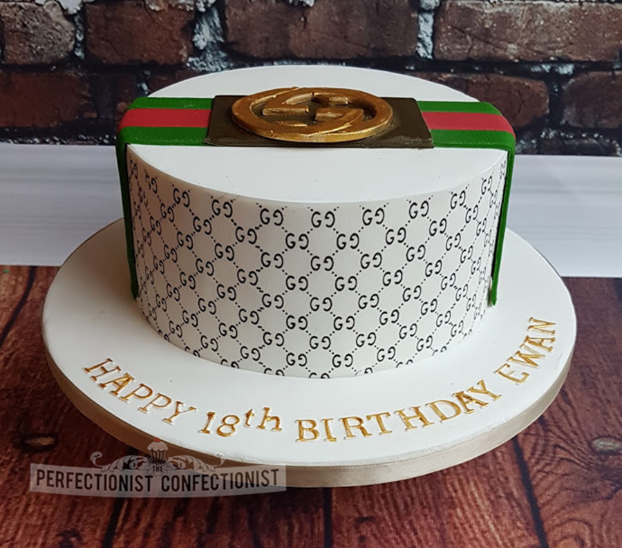 The Perfectionist Confectionist: Ewan - Gucci Birthday Cake