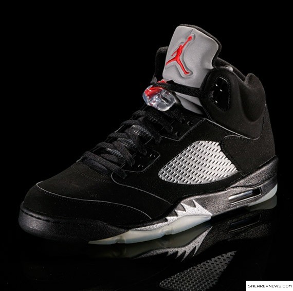 metallic fives jordans