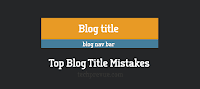 Top blog title mistakes