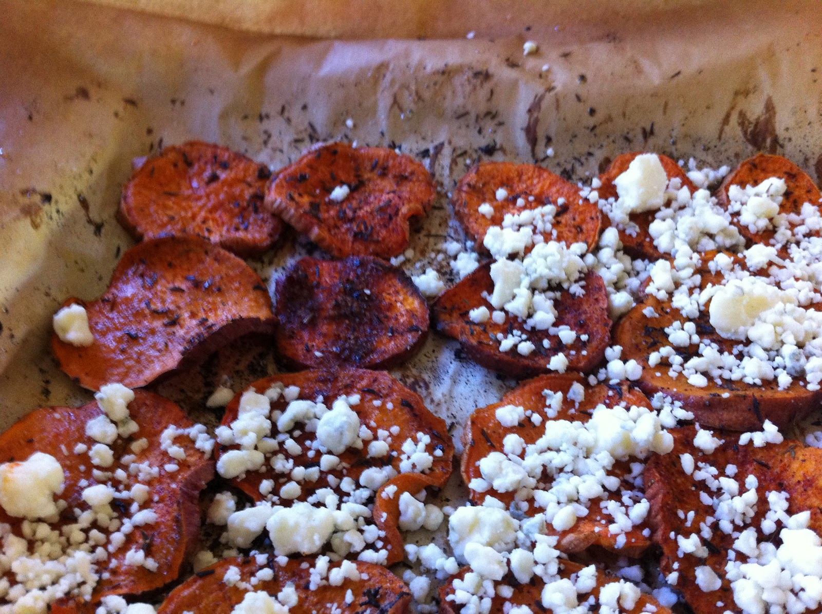 The Pampered Jes Yams with Bleu Cheese and Bacon