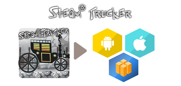 Steam Trucker Game - Xcode + Template Buildbox - 2