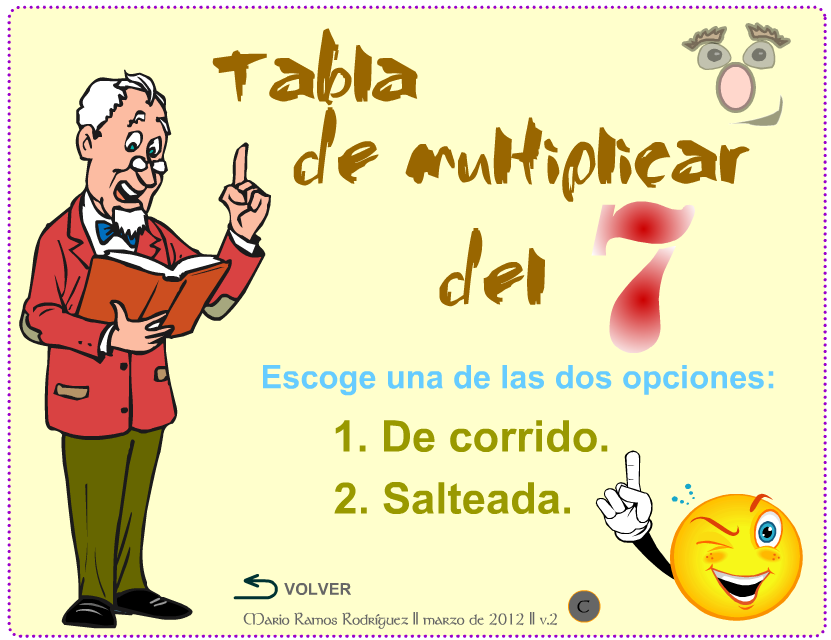 aprendemosentretenidos TABLA DEL 7