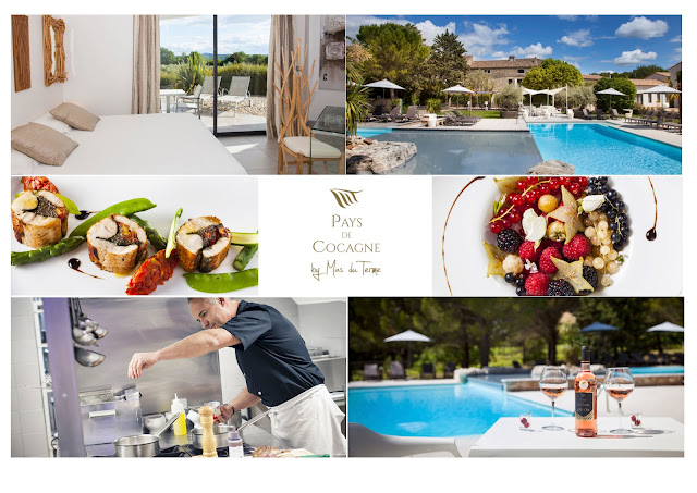 Hotel Restaurant Mas du terme Pays de Cocagne Barjac Gard Ardèche France http://www.masduterme.com