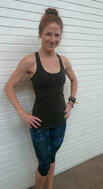lululemon gator green cool racerback