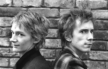 John Lydon and Keith Levine 1981 PiL