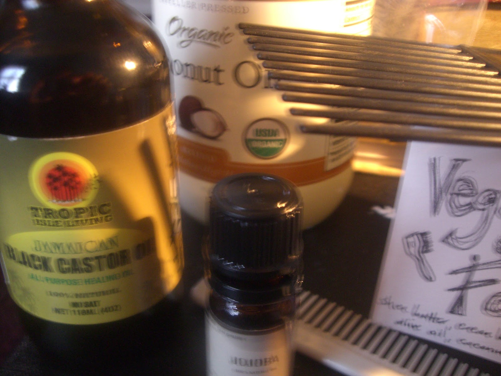 AfroVeganChick Vegan Hair Food Recipe