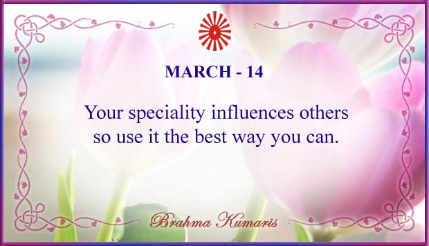 March 14 Thought For The Day March 14
