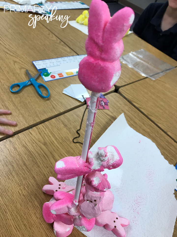 Learning with Peeps {Poetry and a STEM Challenge} | Primarily Speaking