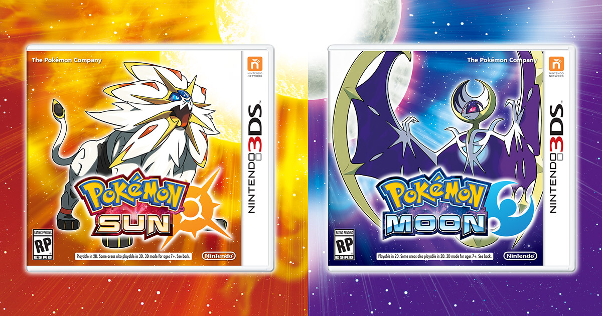 Pokémon Sun e Moon têm edição especial do 2DS e evoluções dos inicias