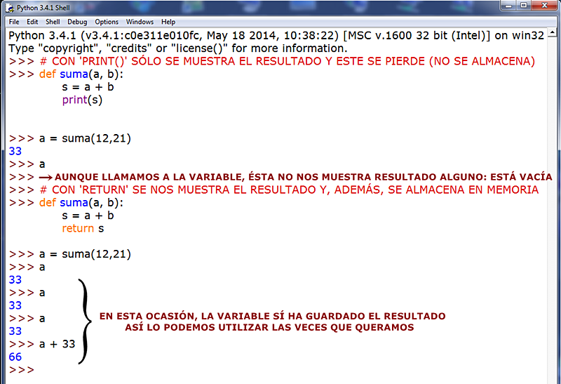APRENDER A PROGRAMAR CON PYTHON: FUNCIONES DEFINIDAS POR EL USUARIO II