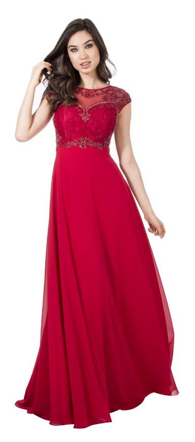 vestido de madrinha de casamento vermelho
