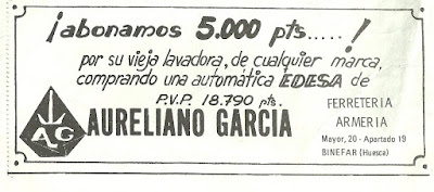 Publicidad Aureliano García Binefar