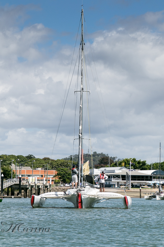 Sailing at the Port Curtis Sailing Club, Gladstone, Queensland