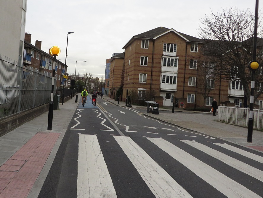 Hackney cyclist Cable Street CS3 Consultation