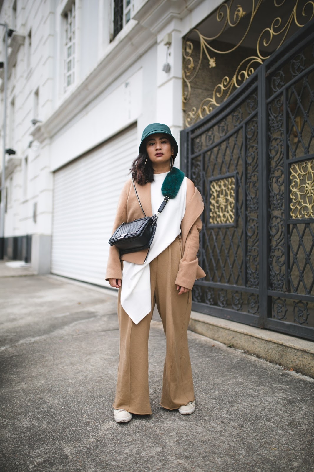Macau Fashion Blogger wearing Layers of Neutrals