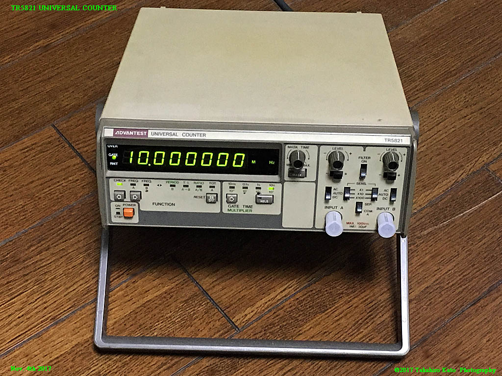 Radio Experimenter's Blog: 【測定】Repair the TR5821 universal counter