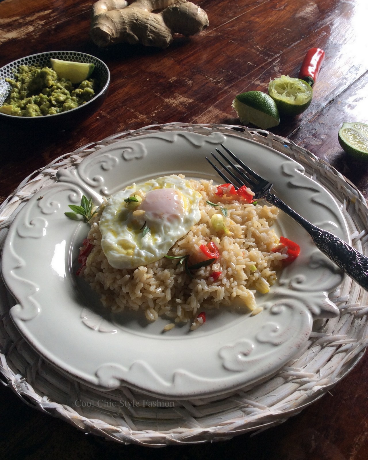Cool chic style confidential Cucina shabby panna e menta