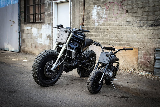 Honda Z50R Mini Brawler by Droog Moto