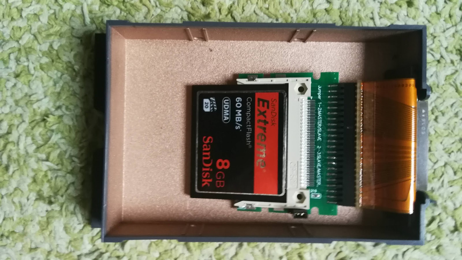 Using a CompactFlash card as a computer hard drive replacement