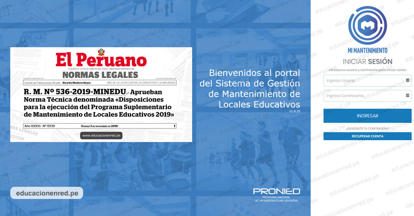 MINEDU recuerda a Directores que tienen hasta el 8 de diciembre para registrar ficha de acciones de mantenimiento - www.minedu.gob.pe MINEDU recuerda a Directores que tienen hasta el 8 de diciembre para registrar ficha de acciones de mantenimiento - www.minedu.gob.pe