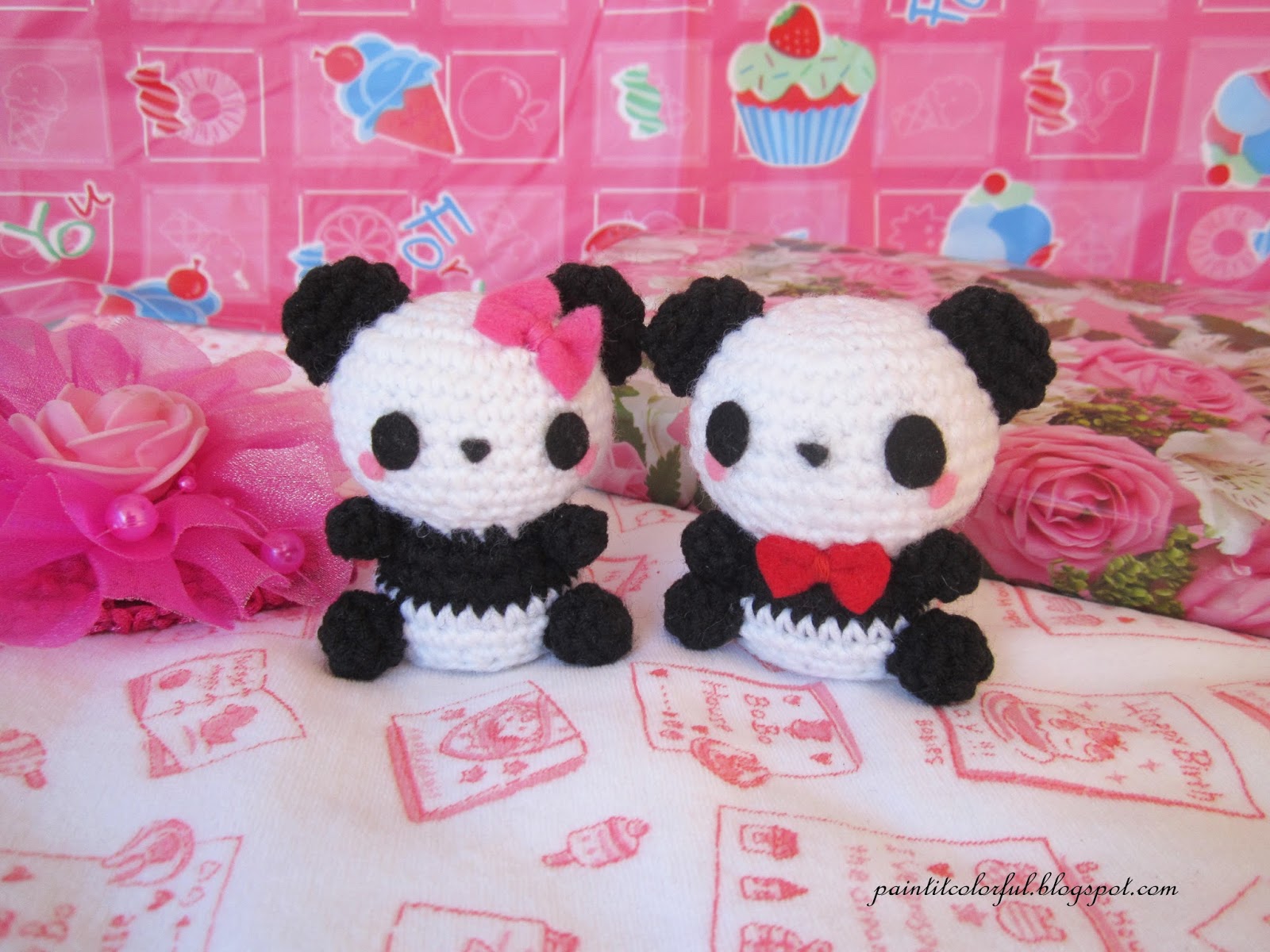 Peter Panda Crochet pattern by Sweetamigurumidesign