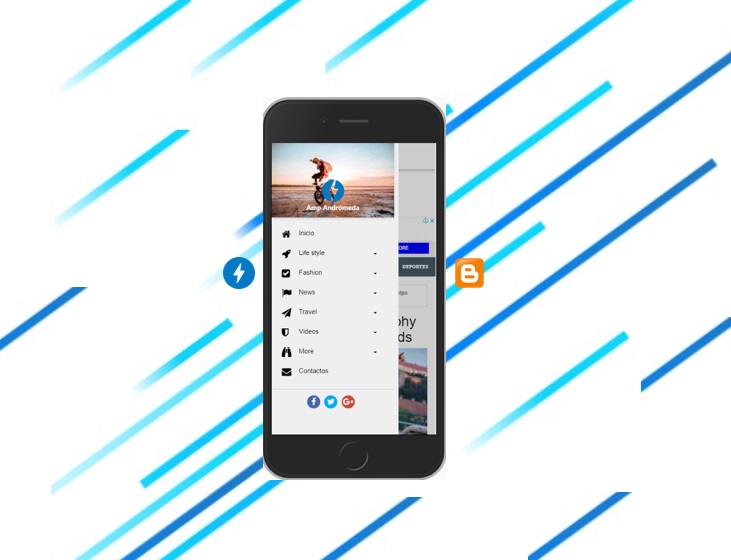 Andrómeda Amp Landing Page Template Free