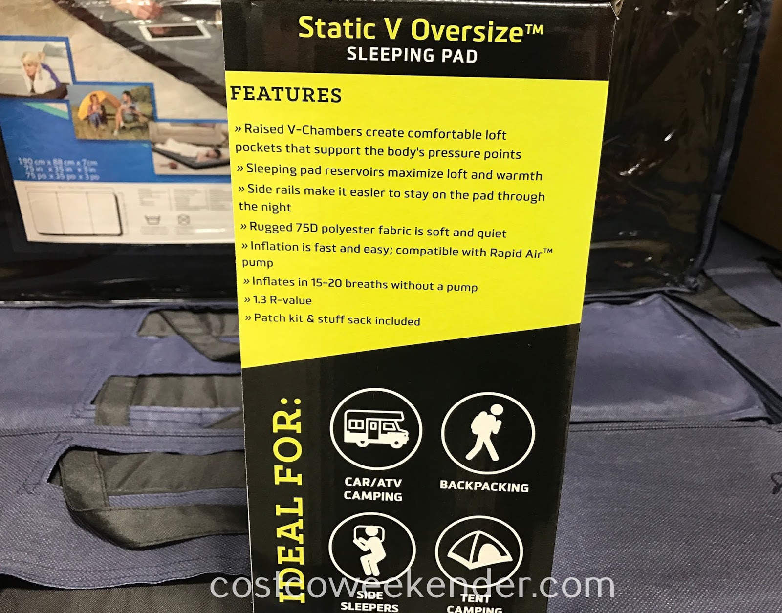 Klymit Static V Oversize Sleeping Pad Costco Weekender