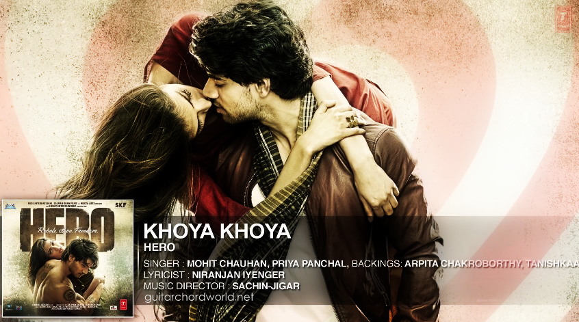 Khoya Khoya Chords - Mohit Chauhan | Hero - GUITAR CHORD WORLD