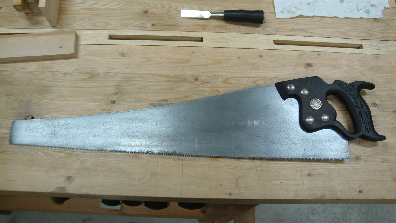 Cutting & Carving 1940s Hand Cross Cut Saw 26 Inch Two Saws Vintage