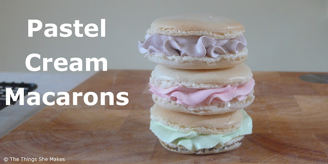 Spring Pastel Macarons | The Things She Makes